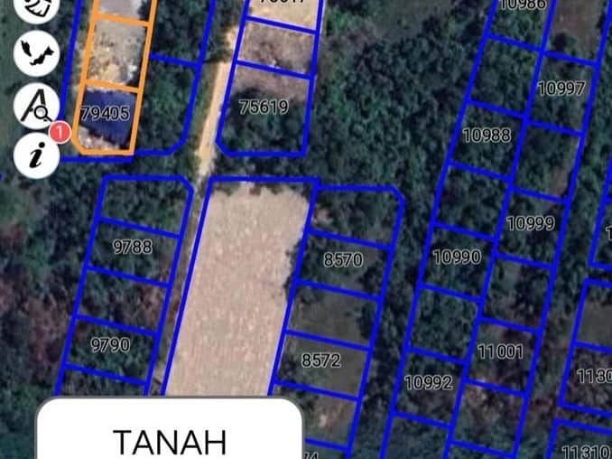 Tanah Lot Banglo Che Lijah Dungun Terengganu 605 sqm Freehold